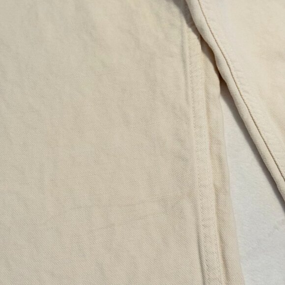 SIZE 30 YMC Off-White MENS Tearaway Jeans Straight Leg Cream Jeans - Picture 9 of 12